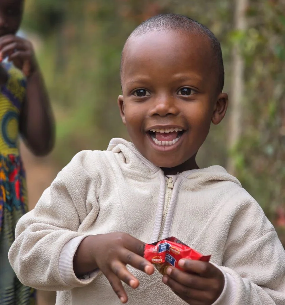 A joyful child in Uganda
